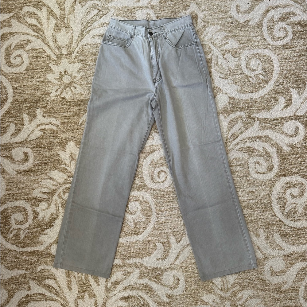 Vintage khaki wide leg high rise